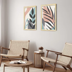 Combo x2 Cuadros Nordicos Modernos (COM-2267) - Deco Factory