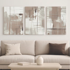Combo x3 Cuadros Abstracto Moderno (COM 3139) - comprar online