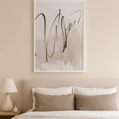 Cuadro Arte Abstracto Trazos (LIE-809) en internet