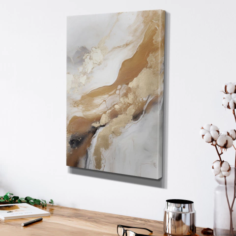 Cuadro Arte Abstracto Dorados (LIE-810) - comprar online