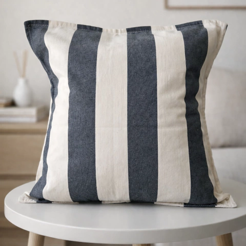 Almohadones de Tusor Rayados 40x40cm + Relleno - tienda online
