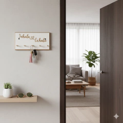 Porta Llaves Deco Frases 5 Llaves Nordico - Deco Factory