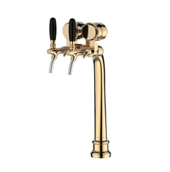 Pilon Torre Elbow doradaa 2 salidas (1034229-22) - comprar online