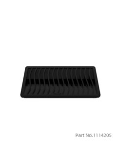 Bandeja Goteo Talos Plastica Negra 30*18*3 (1114205)