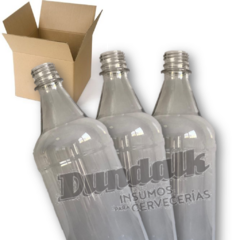 Botella Cerveza 1 litro Pet Cristal C/tapa. (EN CAJA) x 100 unid