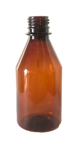 Envase pet 250cc Ambar tipo laboratorio . Con tapa. 25 GR - comprar online
