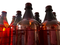 Botella De Cerveza Plástica De 1 litro Pet Color Ambar C/tapa 52 grs - Dundalk Beer / Importador Directo de Equipamiento cervecero