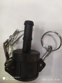Camlock C Polipropileno acople hembra conexión 3/4 - Espiga 1/2