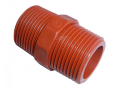 ROSCA CON TUERCA ENTRE ROSCA 1/2" POLIPROPILENO