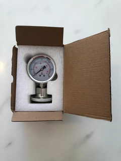 Manómetro sanitario clamp AISI 304