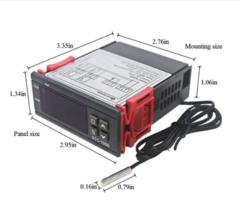 Termostato Digital STC-1000 Doble relay Frio/Calor 220v - Dundalk Beer / Importador Directo de Equipamiento cervecero