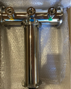 Imagen de Pilon T 3 salidas Talos color Plata (1045305-00)