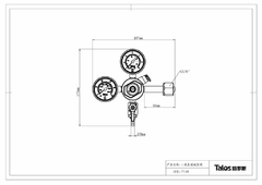 Regulador Primario Talos ROSCA CGA320 (1077101) - comprar online