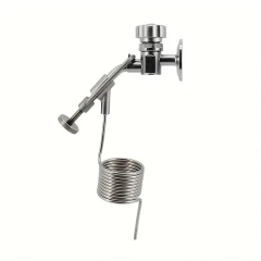 TOMA MUESTRA - ANTIESPUMA TIPO COLA DE CHANCHO PARA CERVEZA 1 1/2" - Dundalk Beer / Importador Directo de Equipamiento cervecero