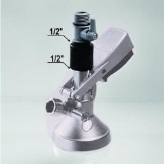 Valvula para Conector con adaptador de 1/2" a 1/2"