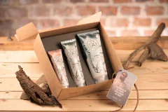 Kit Shampoo, Amaciante + Pomada para barba e cabelo