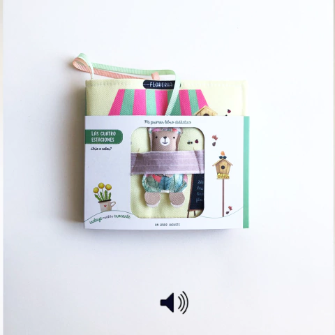 Libro sensorial “ Las 4 estaciones “ + Audiolibro

