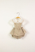 Jardineira Camisa Gola Caramelo - comprar online