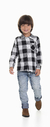 Camisa Vichy P&B - Casinha Keko