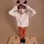 Calça Legging Infantil Veludo Ferrugem RPB na internet
