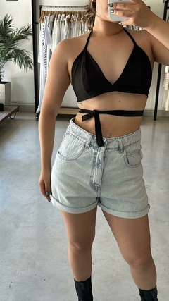 Short Mom Sky Blue en internet