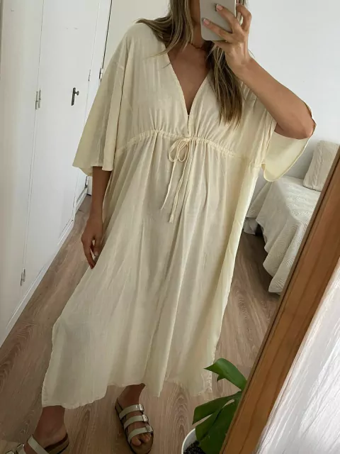 Vestido Lino elastizado