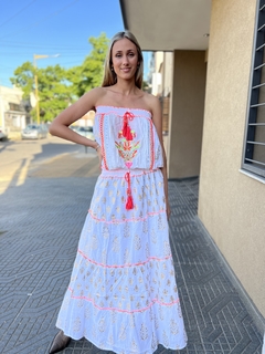 Vestido Emma Blanco #Vars - tienda online