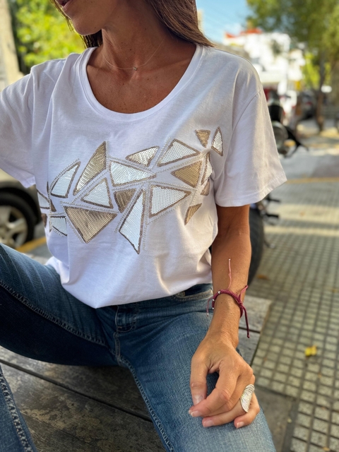 Remera Rombitos Talle AMPLIO