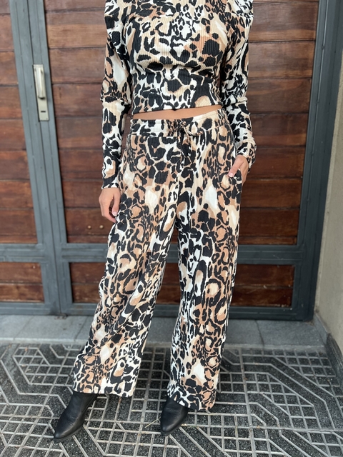 Pantalón/Palazo Poppy Print