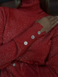 Sweater/Polera Ariadna Rojo - JAQUELINA HADAD