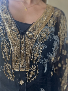 Blusa Aina Negra - JAQUELINA HADAD