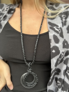 Colgante Espiral Negro - comprar online