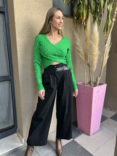 Pantalón Dafne Negro - comprar online