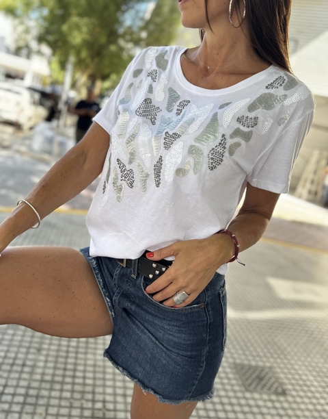 Remera Print Talle amplio - comprar online