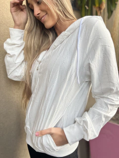 Campera Olaya Blanco - JAQUELINA HADAD