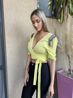Imagen de Blusa Top Sofhia Verde Limón #Rosh