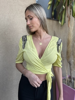Blusa Top Sofhia Verde Limón #Rosh