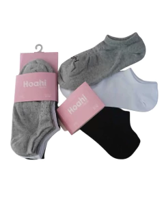 Kit Com 6 Meias Soquete Invisivel Algodão Hoahi 33/38