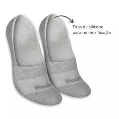 Kit 3 Meias Hoahi Invisivel de Algodão Com silicone 33/38 na internet