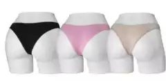 Kit 3 Calcinhas Hoahi Tanga sem Costura Algodão - Tenda das Cuecas - Meias e Pijamas
