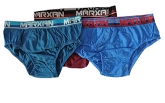Kit 3 Cuecas Slip Juvenil Algodão Marxan - comprar online