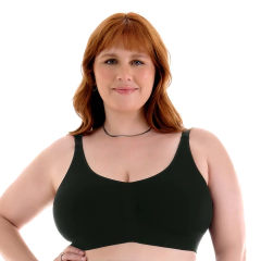 Sutiã Plus Size C/ Bojo Comfort Sem Costura Microfibra Zee Rucci