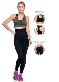 Top Fitness Dupla Face Academia Microfibra Zee Rucci - Tenda das Cuecas - Meias e Pijamas