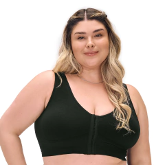 Sutiã Zee Rucci Plus Size Bojo Removivel e fecho Frontal Alças Largas - Tenda das Cuecas - Meias e Pijamas