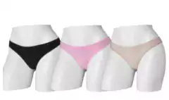 Kit 3 Calcinhas Hoahi Tanga sem Costura Algodão na internet