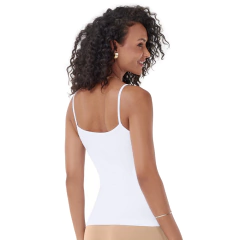 Camiseta Regata Básica Sem Costura Microfibra Zee Rucci - loja online