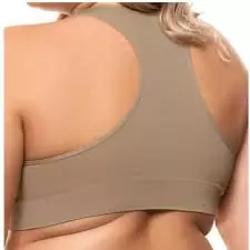Imagem do Sutiã Top Nadador Plus Size com Bojo Sem Costura Zee Rucci