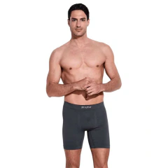 Imagem do Kit 3 Cueca Boxer Long Leg Microfibra sem costura trifil