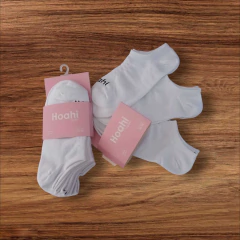 Kit Com 6 Meias Soquete Invisivel Algodão Hoahi 33/38