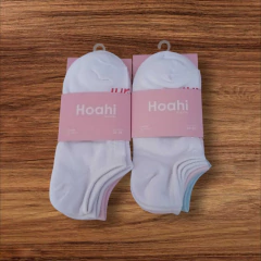 Kit Com 6 Meias Soquete Invisivel Algodão Hoahi 33/38 na internet